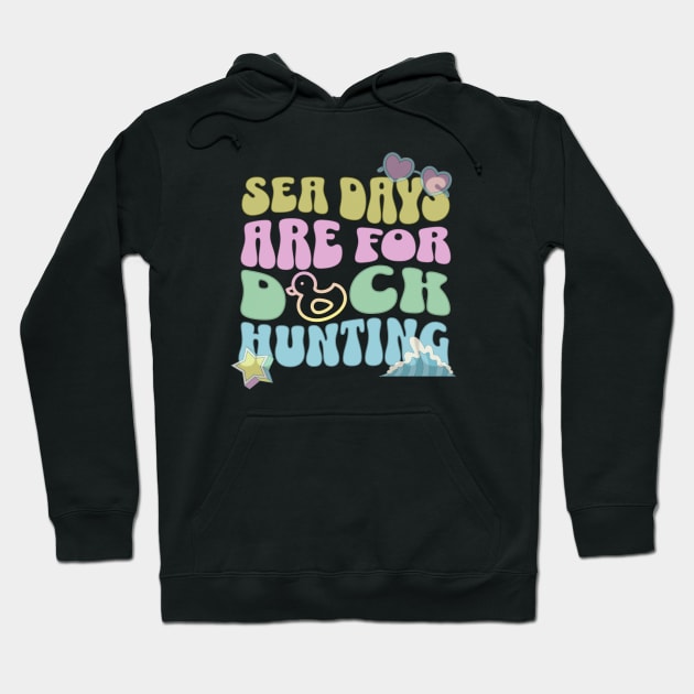 Retro Duck Hunting Hoodie by TravelTeezShop